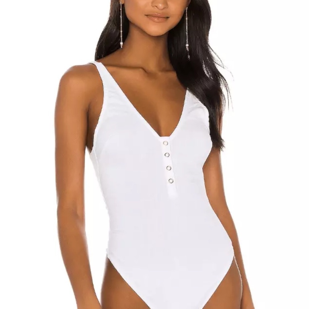 White Sleeveless V-Neck Women's Top